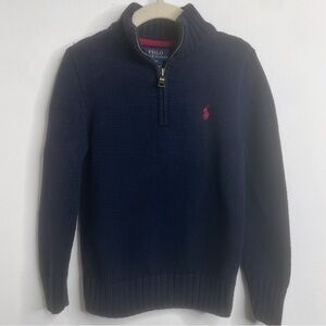 Polo Ralph Lauren Estate Knit Quarter Zip Pullover Size 4/4T